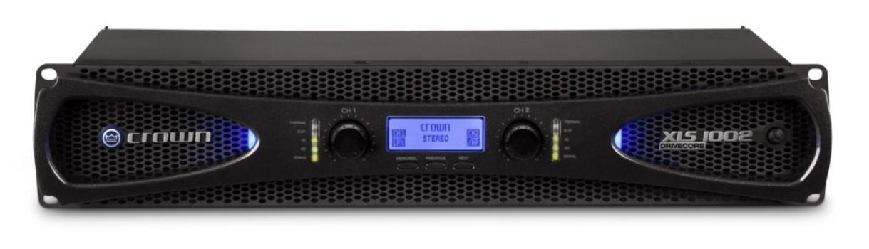 

AMCRON XLS DriveCore 2 Series Power Amplifier XLS1002 []