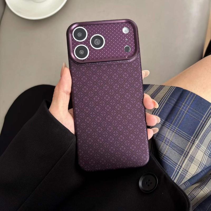 Magnetic Snap-on Phone Case IPhone 18 Pro Max 17 16 15 14 With Vintage Floral PC Hard Shell Shockproof