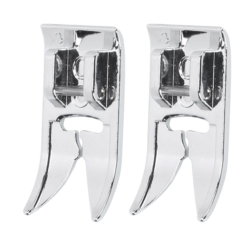 2Pcs Presser Foot Wear Resistance Stainless Steel Sewing Tools for Replace Old Sewing Machine Accessories
