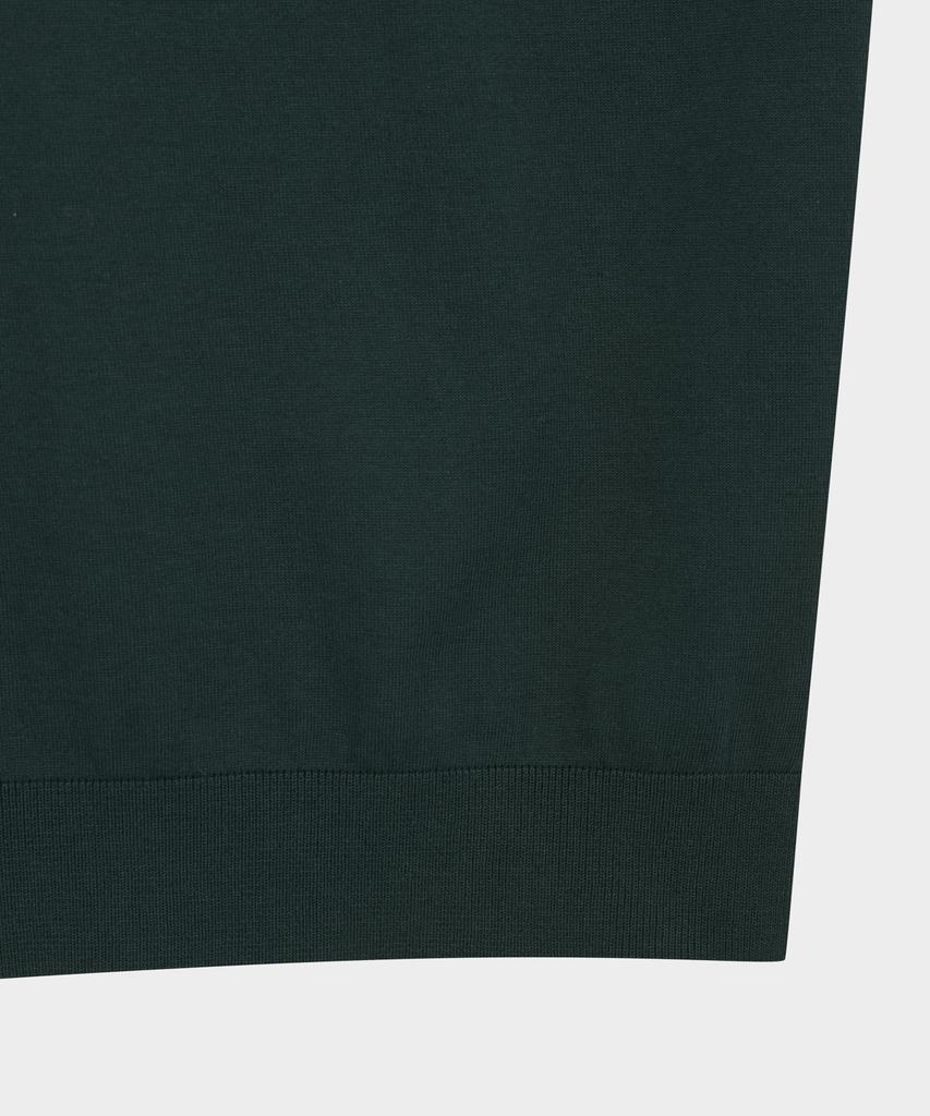 BROOKS BROTHERS Cotton Polo Short Sleeve Sweater (Dark Green) (Bbwtmog202)