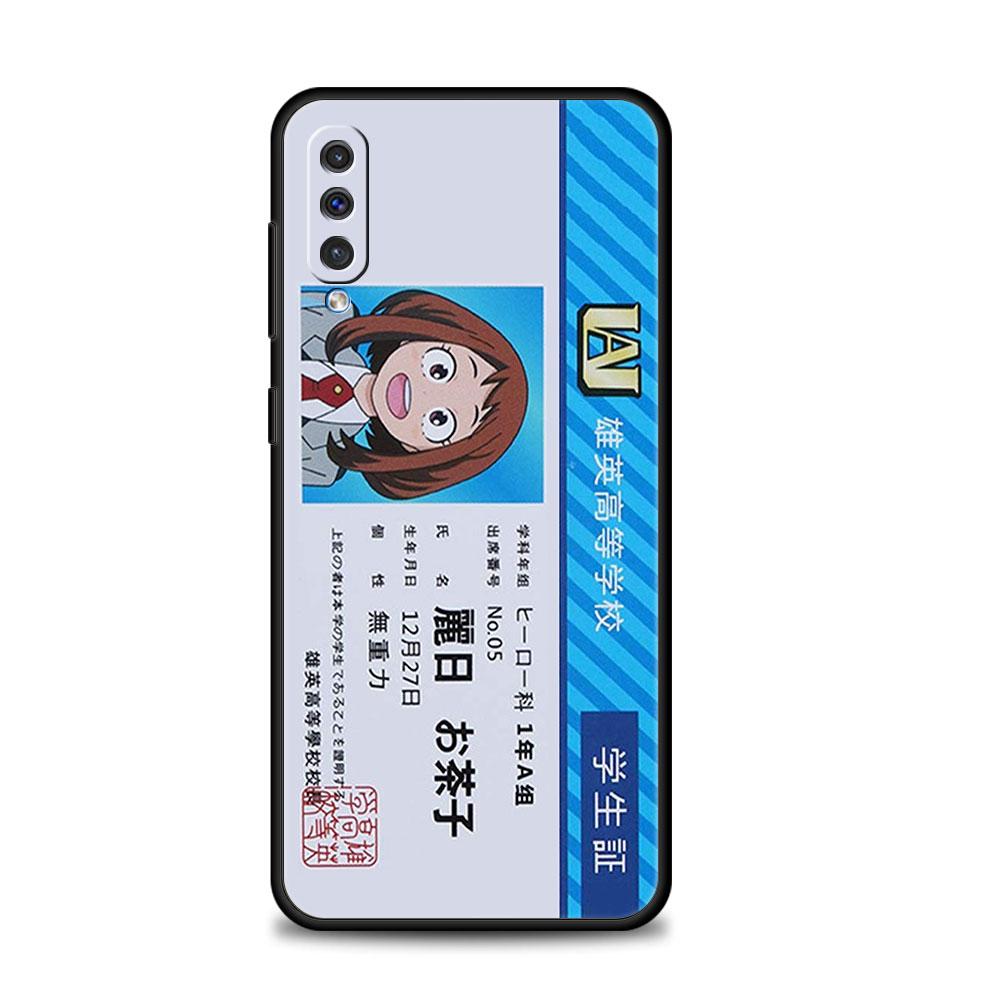 

Чехол для телефона My Hero Academy ID Card для мобильного телефона Samsung A20e A10s A30 A50 A10 Note 20 Ultra 10 A70 A20s A40 M52 5G M30s Samsung Note 10 Plus
