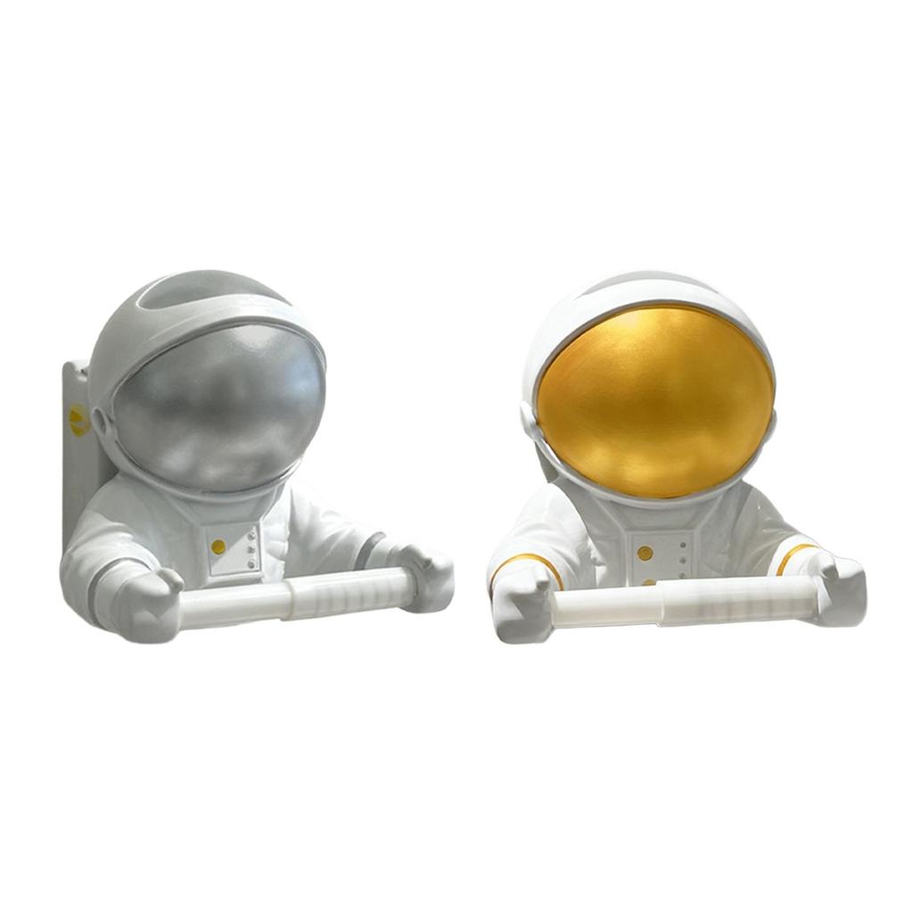Astronaut Toilet Paper Holder Cartoon Paper Towel Holder for Home Decoration
