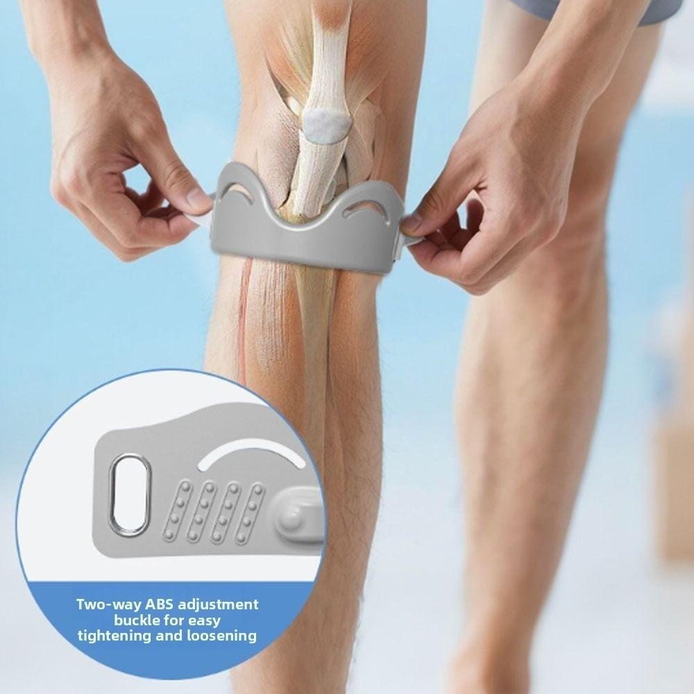 Fixed Protection Patella Knee Strap Silicone Knee Sports Support Band  Women Men