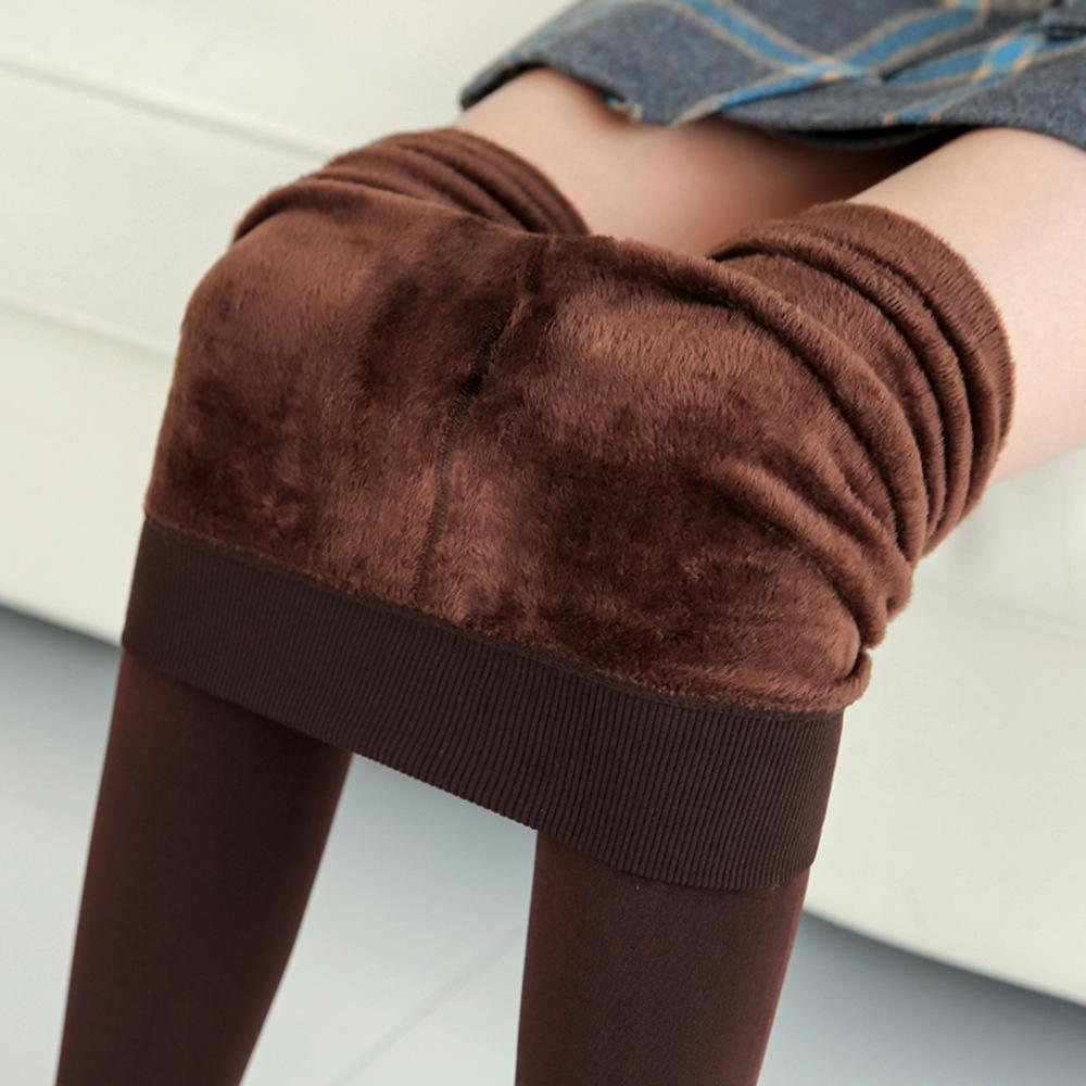 Women’s Fleece-Lined Velvet Slimming Leggings – Warm, Slim Fit for Autumn/Winter