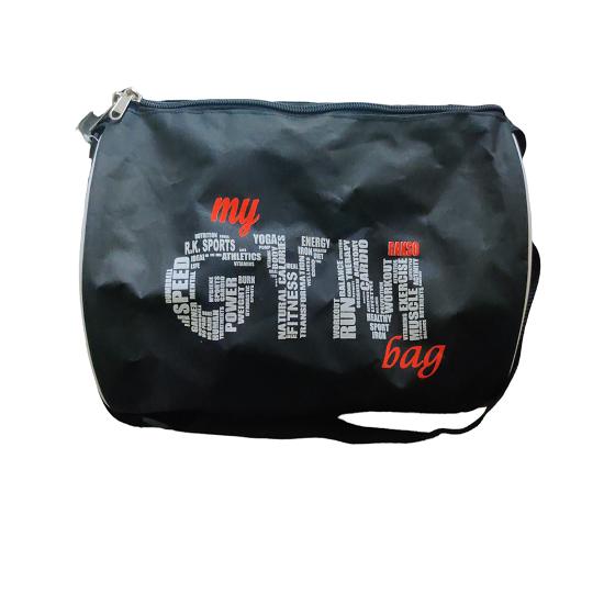 

@ Gym Bag Two Side Pocket Black Color For Unisex