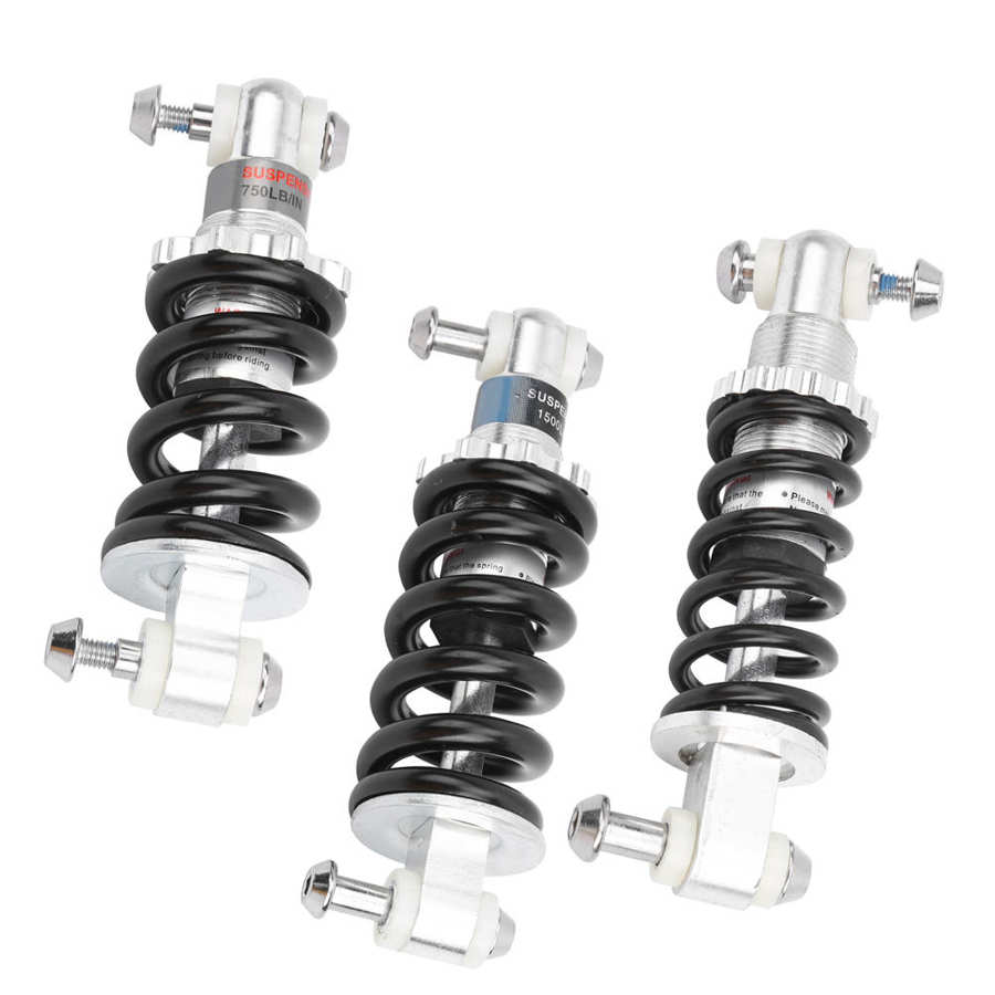 Bike Rear Suspension Damper Spring Bike Shock Struts Coil Spring Shocks Absorber Suspension Damper 150mm Steel