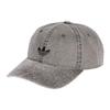 adidas Originals D-Ring Buckle Embroidered Trefoil Design Cotton Baseball Cap Unisex Hats Black KE0856