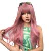 Colorful Cosplay Wig Set for Christmas & Halloween - Anime Style with Air Bangs & Big Waves