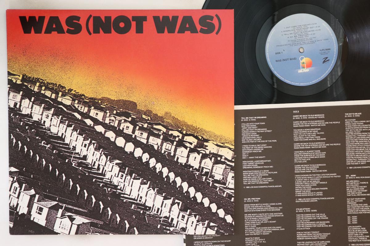 

LP Record WAS (NOT WAS) - Was (Not Was) ILPS9666 ISLAND 1981 US Rock Used