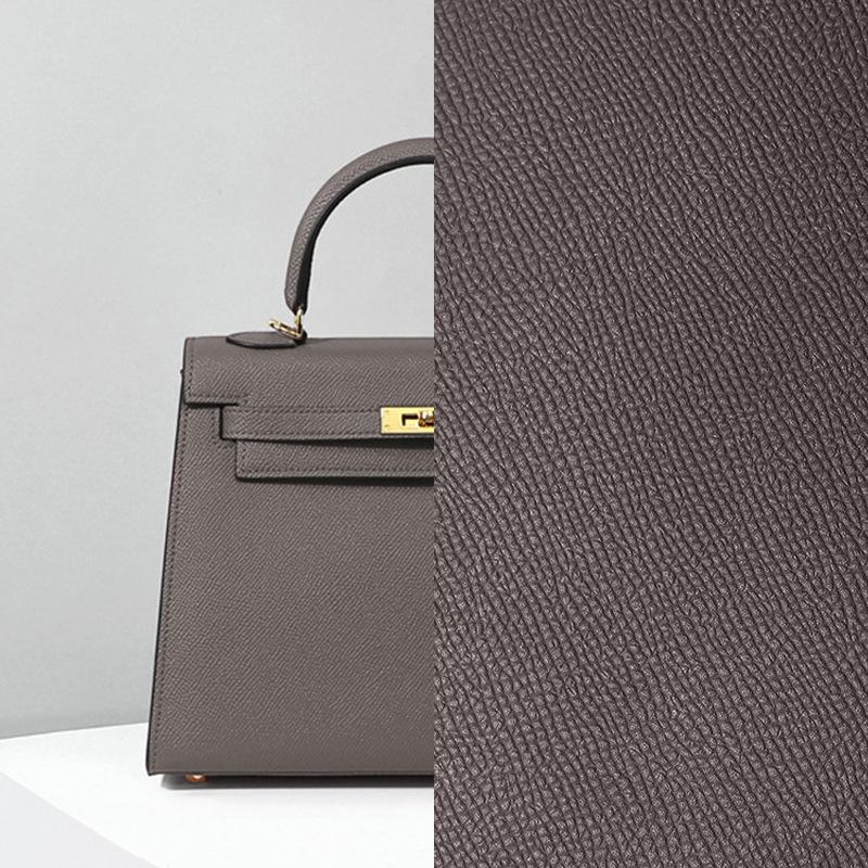 The Second Generation Kelly Bag Palm Pattern Cowhide Shoulder Bag Women's Leather Versatile Commuter Messenger Portable Kelly Bag