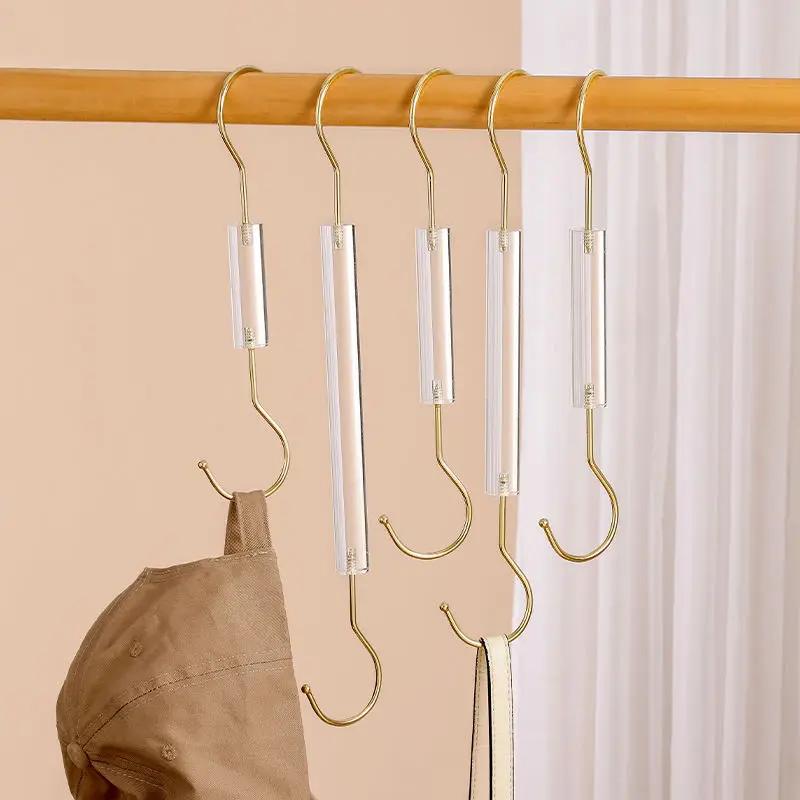 Acryl Transparente Kleiderbügel Bekleidungsgeschäft Spezifisch S-Haken Hosen Socken Schal Hängende Ausstellungszubehör Dekoration Aufbewahrungsclip