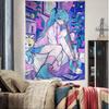 Cute Cartoon HHatsuneS MMikuS Hanging Bohemian Tapestry Hanging Tarot Hippie Wall Rugs Dorm Japanese Tapestry