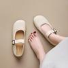 Augustine soft-soled French Mary Jane women's shoes 2025 new autumn flat-soled single shoes small leather shoes women's skirt