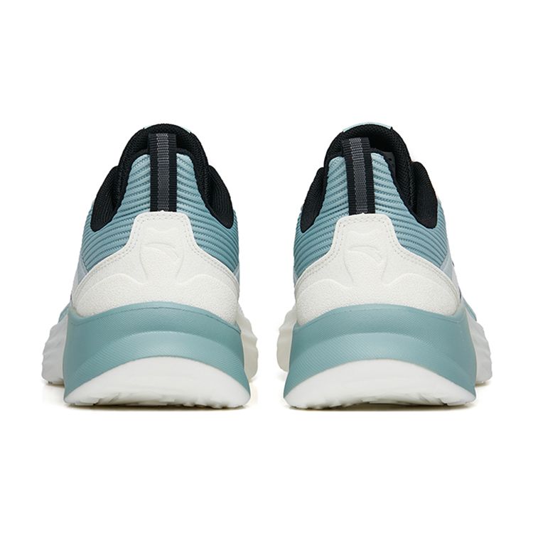 Anta Versatile Shock-Absorbing Breathable Wear-Resistant Non-Slip Low-Top Running Shoes Men Sneakers White Blue 912235529-4