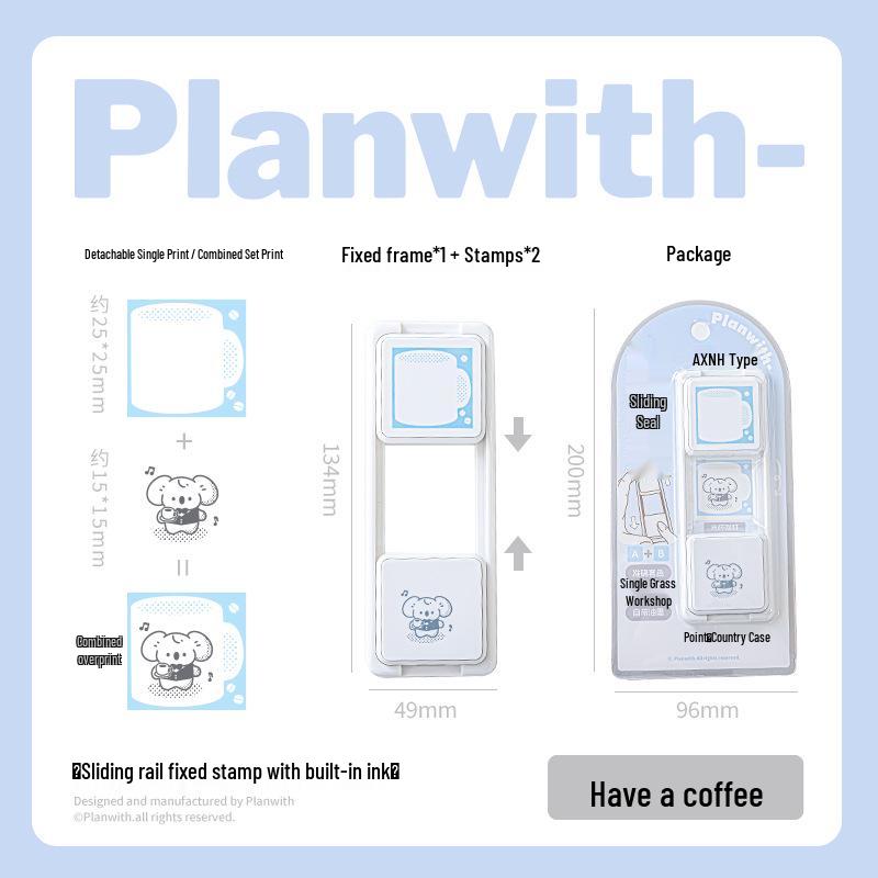 Rosy Posy Multi-Block Rotatable Detachable Stamp for Journaling