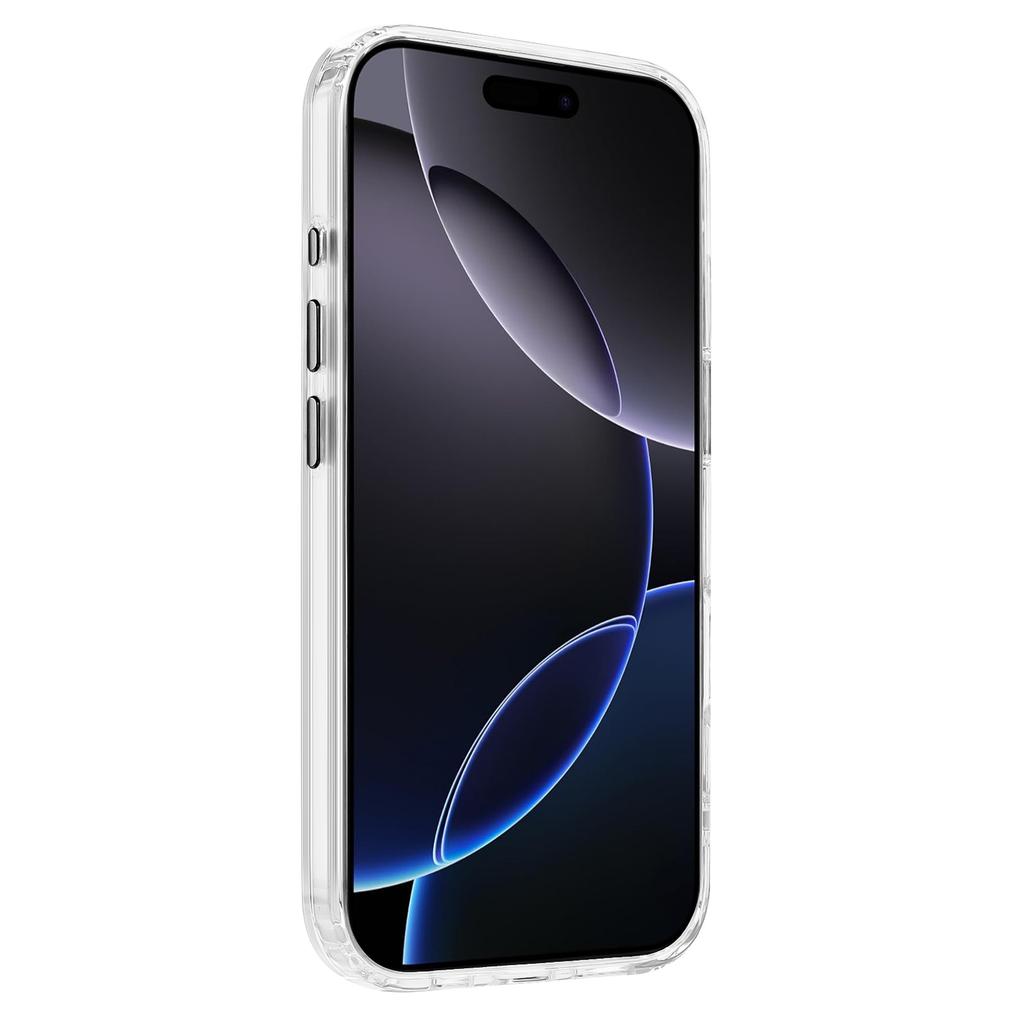 For iPhone 15 Pro Max Case Compatible with MagSafe Clear PC+TPU Sealed Magnetic Phone Cover