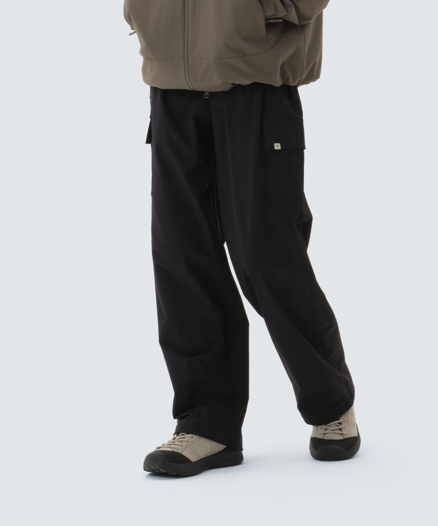 SNOWPEAK APPAREL Lago Women'S Cargo String Pants (S26Swtpt25) Black