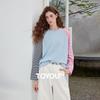 Chuyu Women's Color-Block Long-Sleeve T-Shirt