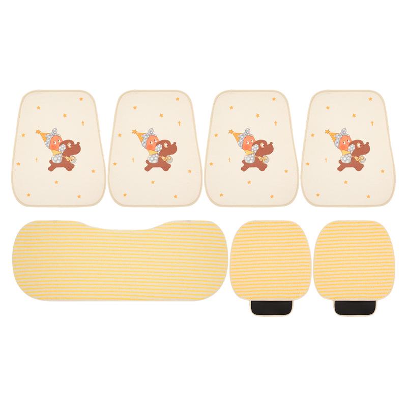 Starman Cute Winter Plush Car Seat Cushion for Geely Galaxy L6 A7 Xingyuan E5