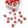 Diy Soft Pottery Bead Separation Mixed Color Fruit Cartoon English Letters Perforated Loose Beads, Sliced Bracelet Material