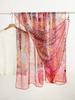 180*135cm Summer Chiffon Silk Scarf Women Outdoor Sunscreen Shawl Soft Bandanna Fashion Luxury Brand Shawl Head long Hijab Wrap
