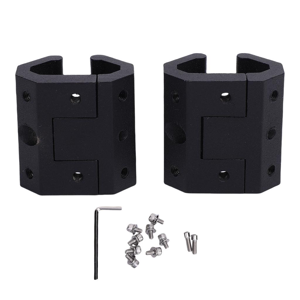 Toolbox Rail Adapter Bracket Toolbox Rail Corner Clip Aluminum Alloy Stainless Steel Rail Clip Replacement for Packout System