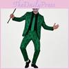 Gotham O Charada Fantasia de Halloween com Estilo Streetwear Único Para Fãs e Cosplayers