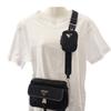 Prada 2VH133 Shoulder Bag Black Nylon/Safiano Women