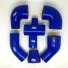 45 Degree Silicone Tubing Hose Intercooler Turbo Intake Pipe Coupler Hose Reducer Universal Multiple Sizes Blue 45-102mm