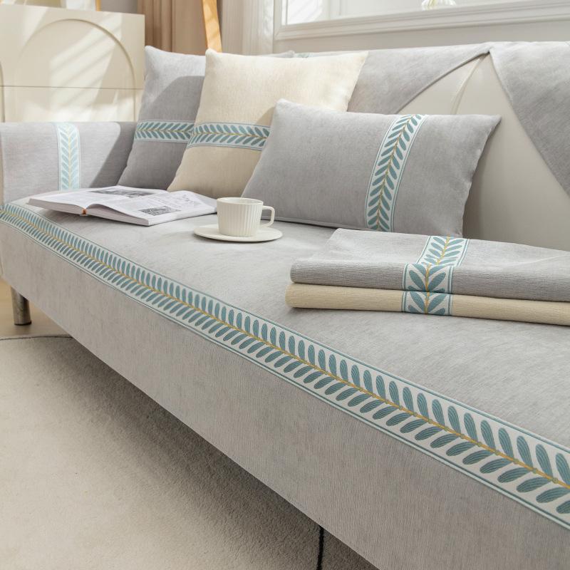 New Chenille Sofa Cushion Simple Modern Four Seasons Universal Non-Slip Cushion Sofa Cover Cover Cloth