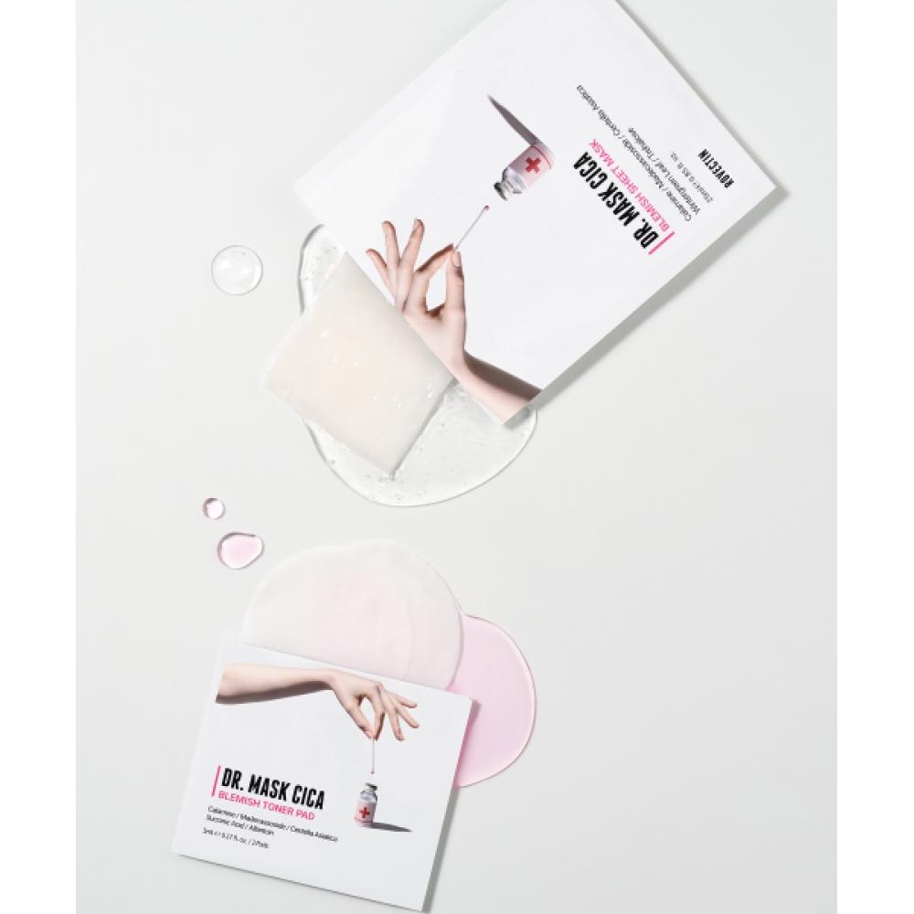 Rovectin Dr. Mask Cica Toner Pad 20 Sheets Double Set