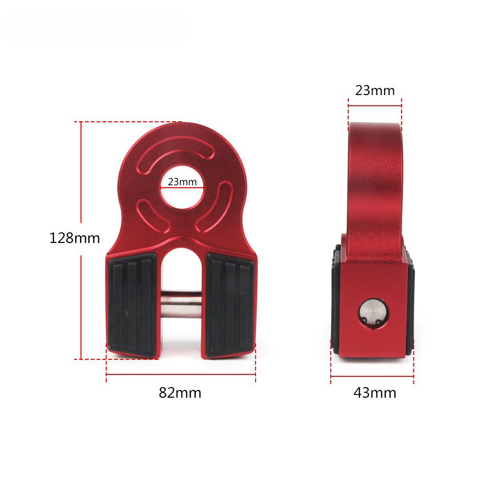 Aluminum Winch Hook & Flat Connector for Off-Road Vehicles