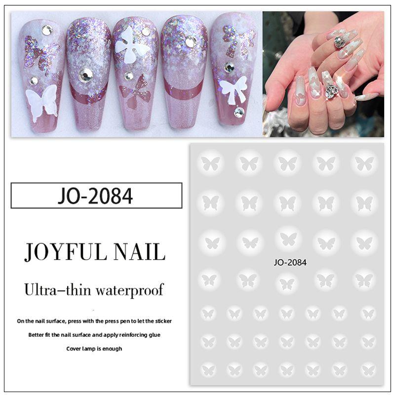 

Hollow Love Heart Popular Butterfly Asterism Nail Art Sticker JO-2084 Cut Out butterfly