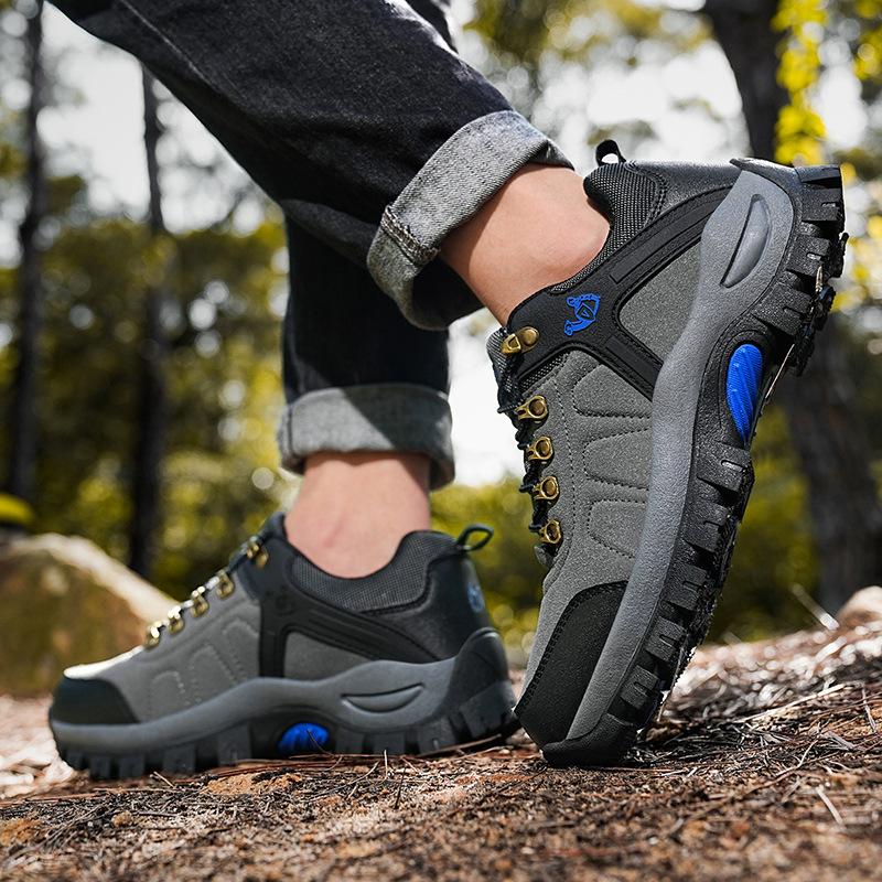 Fashion new foreign trade men's sports style casual shoes large size outdoor hiking shoes mountain climbing camping men's shoes