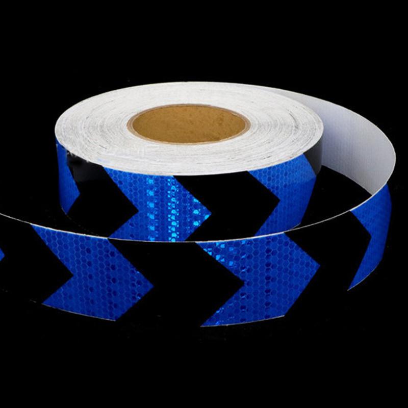 1 Roll Shining Reflective Safety Warning Tape Self Adhesive Twill Printing Reflective Tape For Car