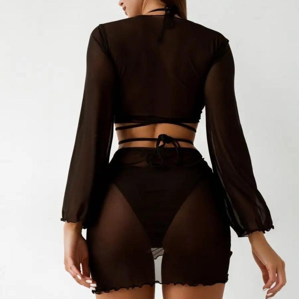 Damen Sport Badeanzug mit Brustpolster Einteilig Sexy Strandmode