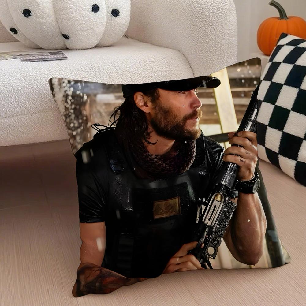TTaylor Kitsch Cushion Cover Throw Pillow Cover Hidden Button Durable Polyester Chair Cushion