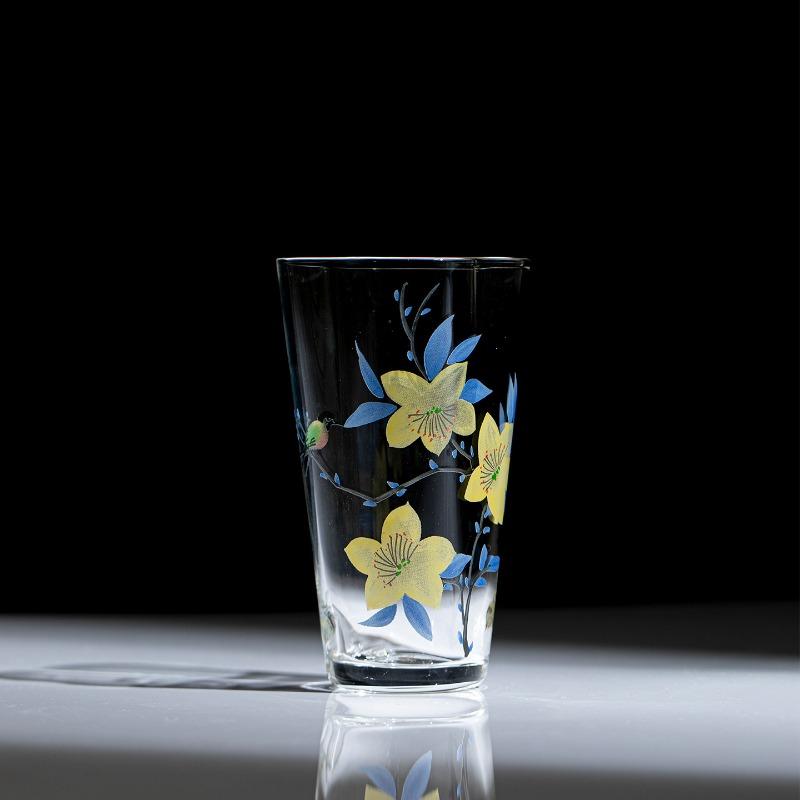 Japanese Glass Tea Cup Heat Resistant Aroma Tea Cup for Home Gift High Temperature Borosilicate Tea Tasting Cup 175ml