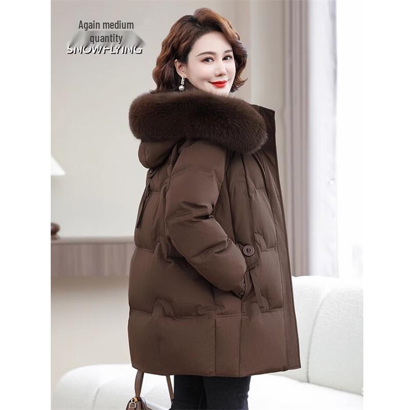 

Женский пуховик XueZhongFei 2024 с лисьим мехом 4XL