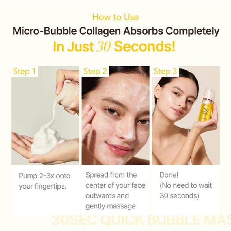 [MENOKIN] 30 Seconds Quick Bubble Mask 95ml #BRIGHT