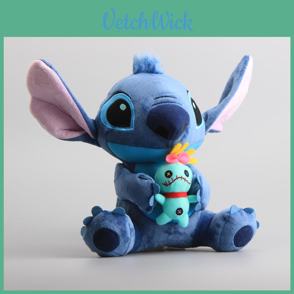 Disney Lilo Stitch Stitch And Scrump Adorable 25cm Soft Plush Stuffed Doll Toy