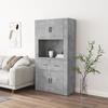 VidaXL Highboard Concrete Grey Engineered Wood 3185371