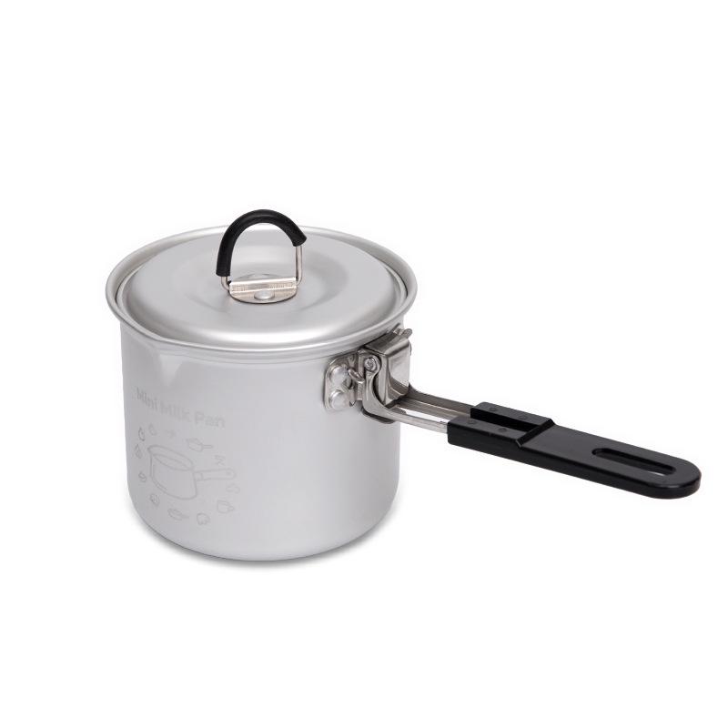 Compact Camping Teapot: Portable Outdoor Cookware for Boiling Water on Wild Stove or Picnic Table