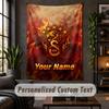 Wandteppich Galatasaray FC Druck Benutzerdefinierter Name Text Wandbehang Heimdekoration