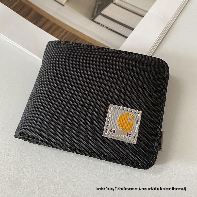 

Retro Minimalist Waterproof Wallet: Durable, Sturdy, and Classic Coin Purse. чорний