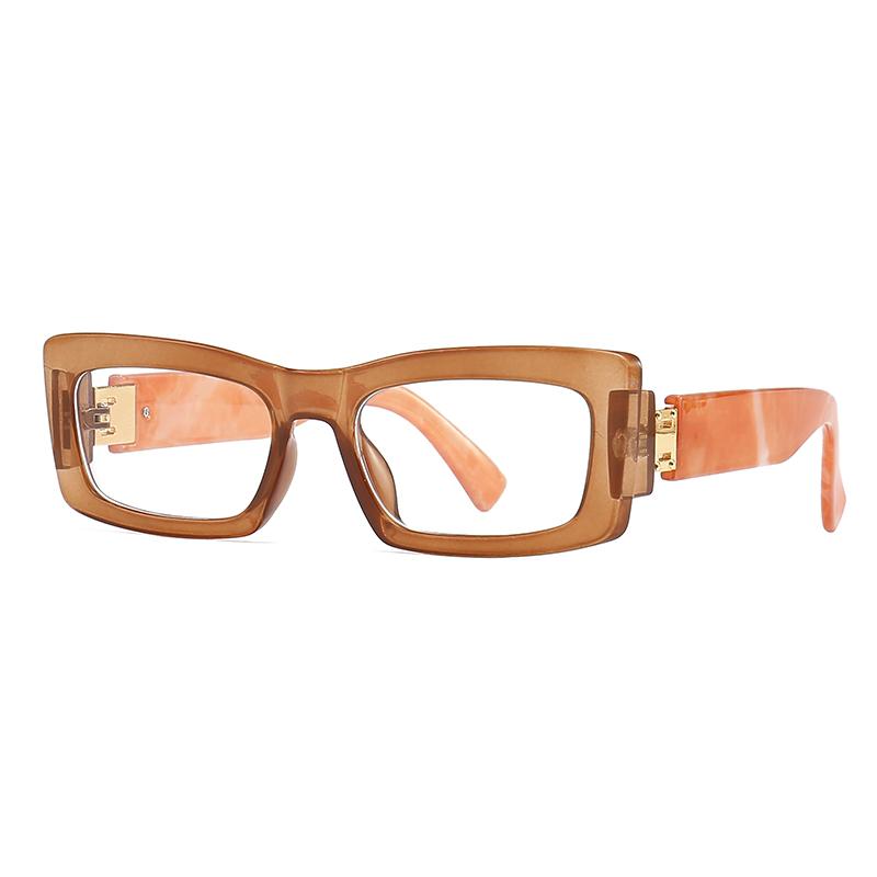 

971 Anti-Blue Light White Film Export Modern Narrow Glasses European and American Street Photography Sunglasses