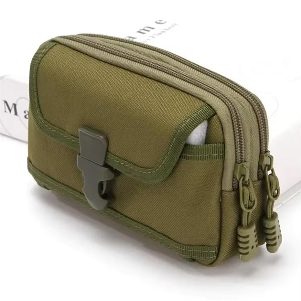 Outdoor Sports EDC Tactical Molle Pouch Wallet Zipper Phone Pouch Belt Waist Bag