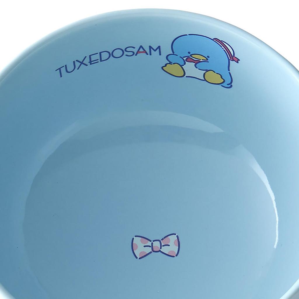 Sanrio Ceramic Rice Tuxedo and Dryer 358851 Bowl, Sam, Microwave, Dishwasher, Safe,