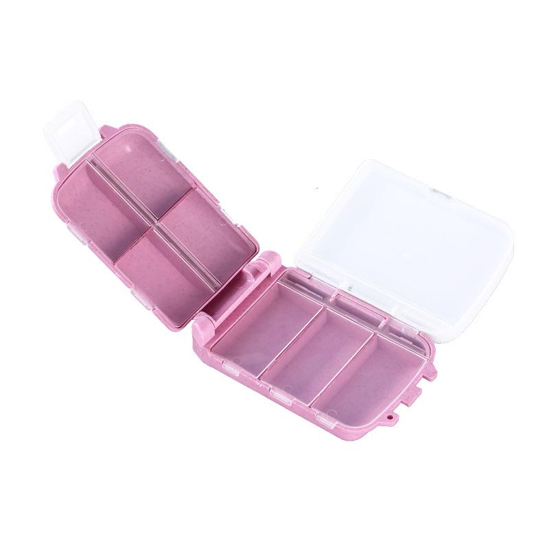 Eco-friendly Folding Mini Pill Box: Moisture & Damp Proof, Compact & Portable Carry-on.