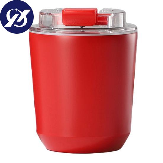 Yousheng Stainless Steel Vacuum Insulation Cup with Silicone Lid Insulated Tumbler Travel Coffee Mug Leak Proof Reusable Double Walled Coffee Tumbler